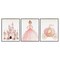 Stupell Industries Princess Dreams Collection 3pc Framed Giclee Set, design by Christine Simpson Art